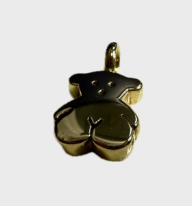6-9-67573-3-Colgante de oso TOUS de oro amarillo 18K., L 2.22 cm 2