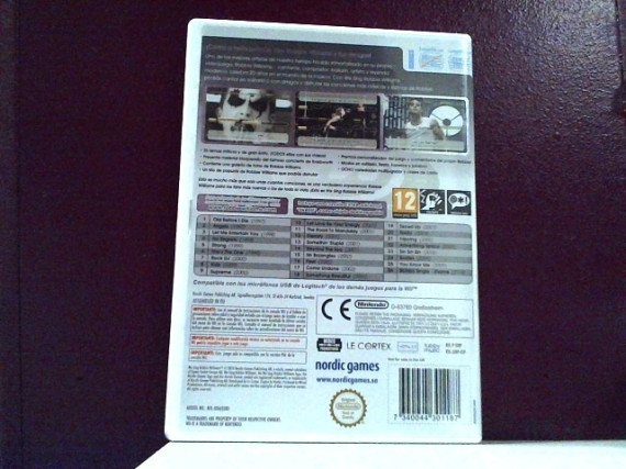 7-5-51300-3-WE SING ROBBIE WILLIAMS JUEGO WII