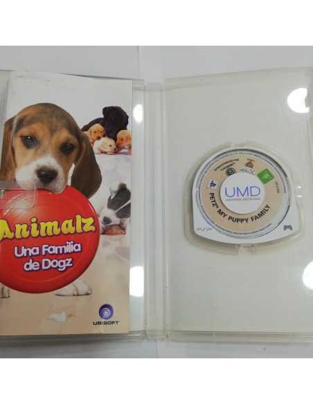 7-7-52644-2-Videojuego PSP Animalz Una Familia de Dogz 