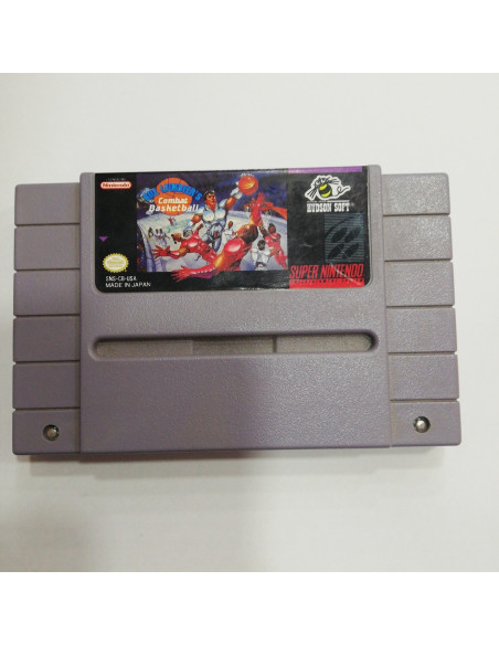 7-7-55755-1-Videojuego Bill Laimbeers ombat Basketball Super Nintendo