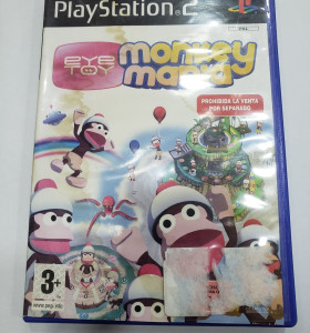 7-7-57318-1-Videojuego PS2 Eye Toy Monkey Mania