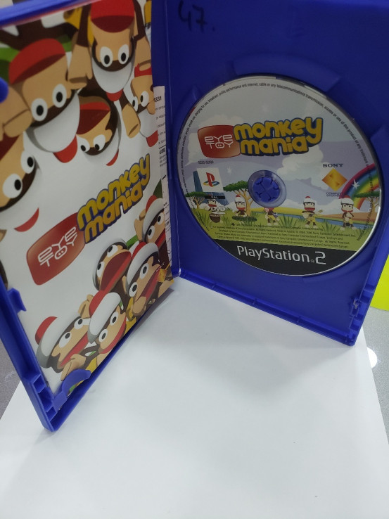 7-7-57318-2-Videojuego PS2 Eye Toy Monkey Mania