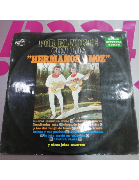 7-7-61919-1-Vinilo Por El Norte Con Los Hermanos Anoz