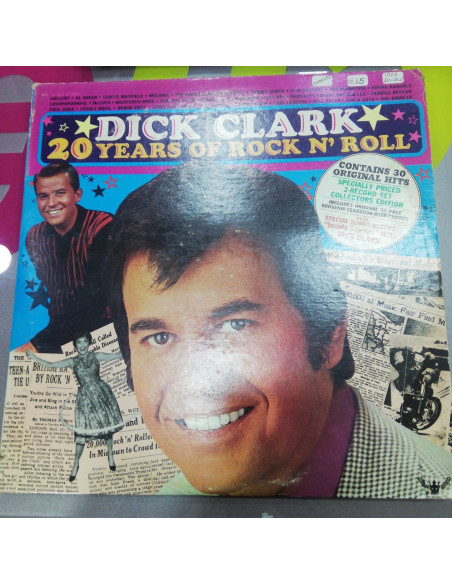 7-7-61923-1-Vinilo Dick Clark 20 Years Of Rock n Roll