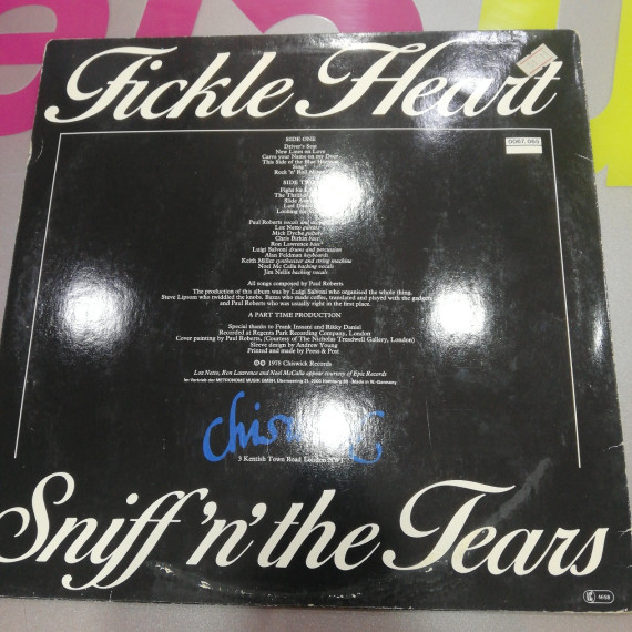 7-7-61926-2-Vinilo Fickle Heart Sniff n The Tears