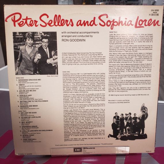 7-7-61993-2-Vinilo Peter sellers and sophia loren
