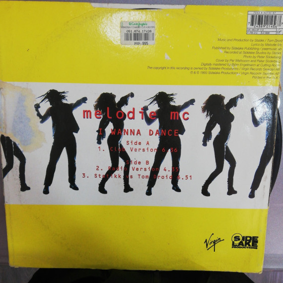 7-7-63875-2-Vinilo Melodie mc i wanna dance
