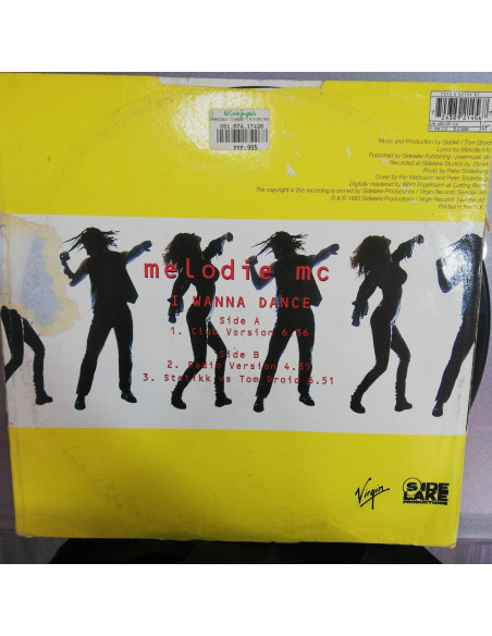 7-7-63875-2-Vinilo Melodie mc i wanna dance