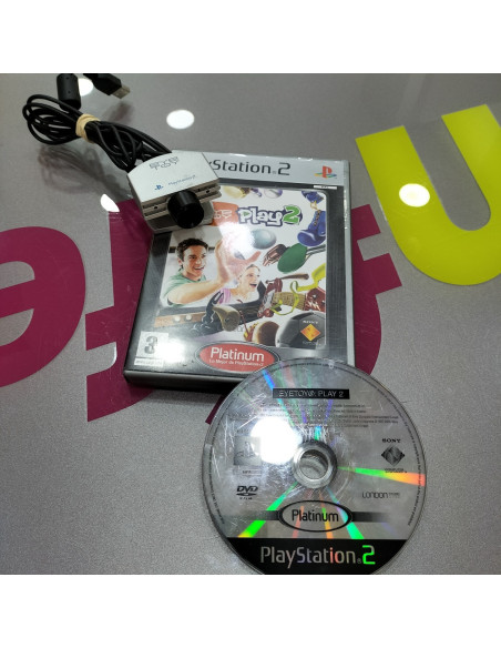 7-7-66989-1-Videojuego PS2 eye toy play 2 camara