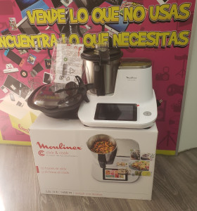 7-7-67201-1-Robot Multifuncion ROBOT COCINA MOULINEX CLIK COOK HF50PR30 BLANCO 1400W 