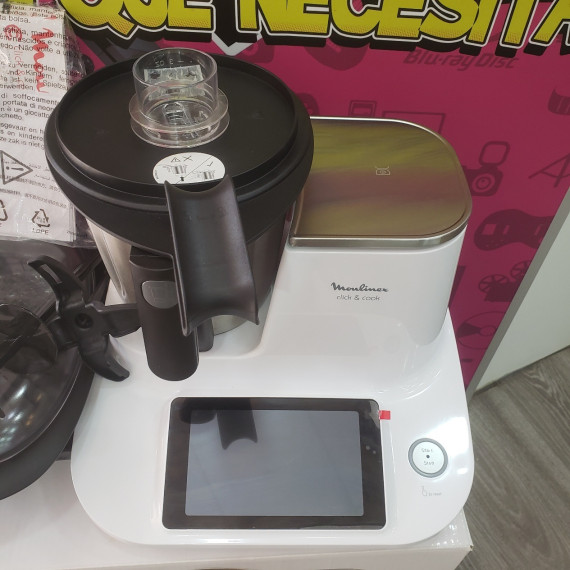 7-7-67201-2-Robot Multifuncion ROBOT COCINA MOULINEX CLIK COOK HF50PR30 BLANCO 1400W 
