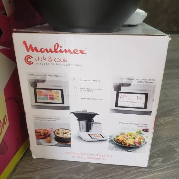 7-7-67201-3-Robot Multifuncion ROBOT COCINA MOULINEX CLIK COOK HF50PR30 BLANCO 1400W 