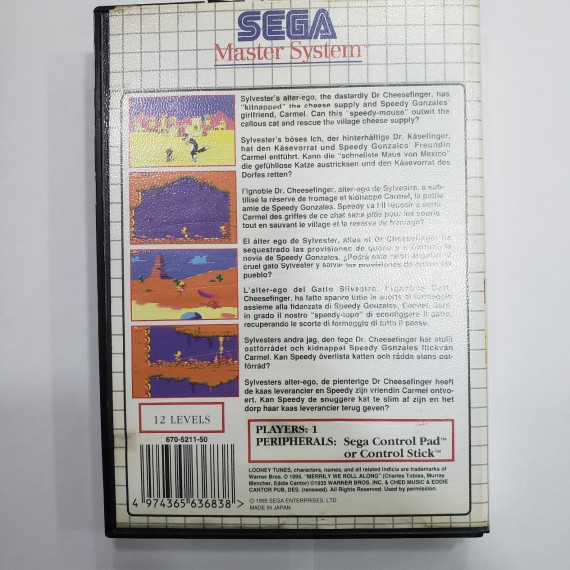 7-7-69504-2-Videojuego Sega Cheese Cat-Astrophe