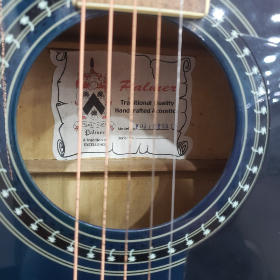 7-7-69559-2-Guitarra Acustica Guitarra Electroacustica Palmer PF 23 CEQ BLS