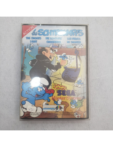 7-7-69640-1-Videojuego SNES LES Schtroumpfs Completo