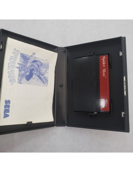 7-7-69641-2-Videojuego SNES Spiderman Sega Completo