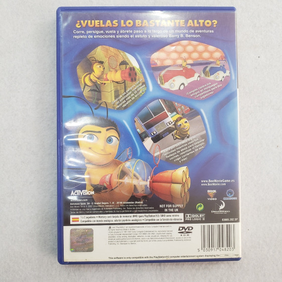 7-7-70020-2-Videojuego PS2 Bee movie game