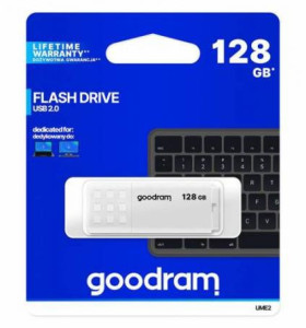 7-7-70082-1-Pendrive USB 2.0 Goodram 128GB UME2 Blanco