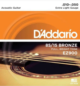7-7-70382-1-JUEGO DE CUERDAS PARA GUITARRA ACÚSTICA EZ900 10-50 D'ADDARIO