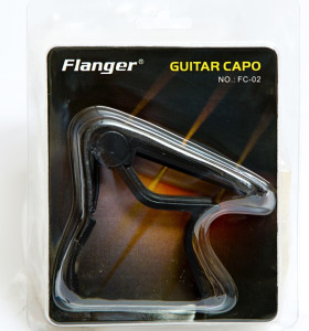 7-7-70384-1-CEJILLA GUITARRA CLÁSICA NEGRA FC02CBK FLANGER 