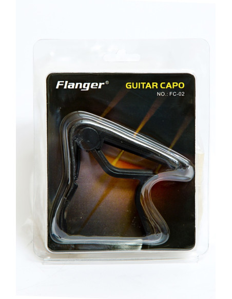 7-7-70384-1-CEJILLA GUITARRA CLÁSICA NEGRA FC02CBK FLANGER 