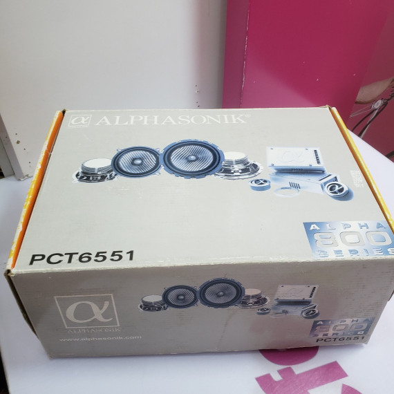 7-7-70772-3-Altavoces Coche Alphasonik PCT6551 (Sin uso)