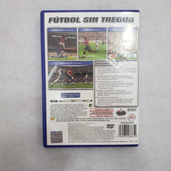 7-7-71160-2-Videojuego PS2 Fifa football 2005 