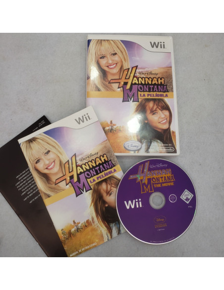7-7-71252-1-Videojuego Wii Hannah Montana La Pelicula