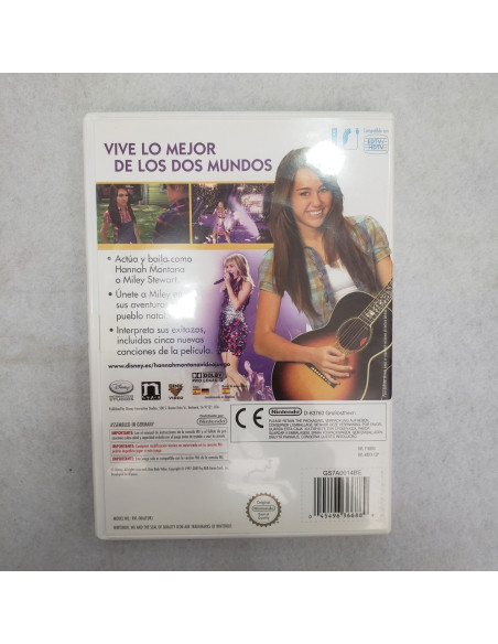 7-7-71252-2-Videojuego Wii Hannah Montana La Pelicula