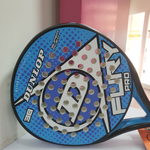 7-7-71703-2-Deportes Pala De Padel Dunlop Fury Pro Azul (Sin Uso)