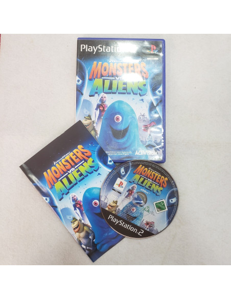 7-7-72302-1-Videojuego PS2 monsters vs aliens ps2