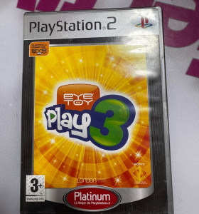 7-7-73450-1-Videojuego PS2 Play 3 con camara ps2