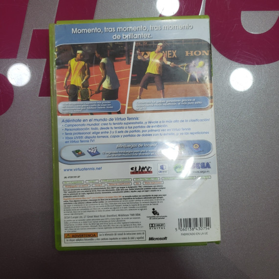 7-7-74000-2-Videojuego Xbox 360 Virtual Tennis 3