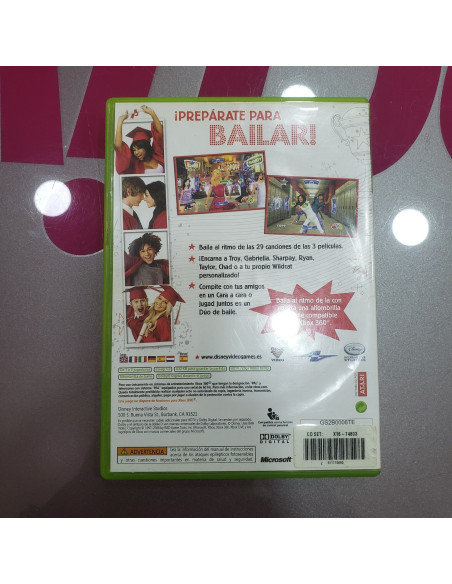 7-7-74001-2-Videojuego Xbox 360 High School Musical 3
