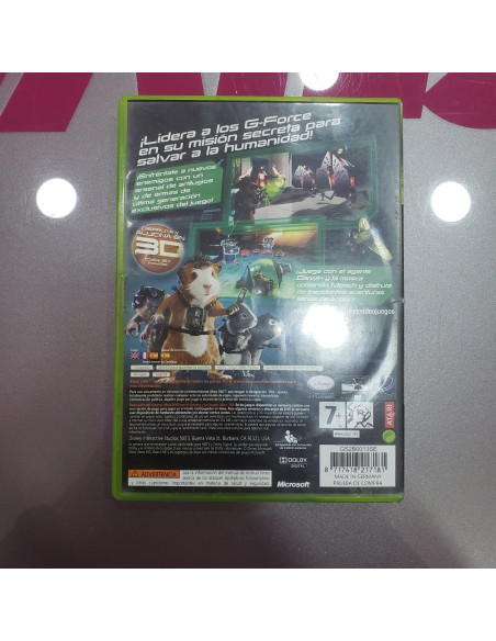 7-7-74005-2-Videojuego Xbox 360 G-Force Licencia Para Espiar