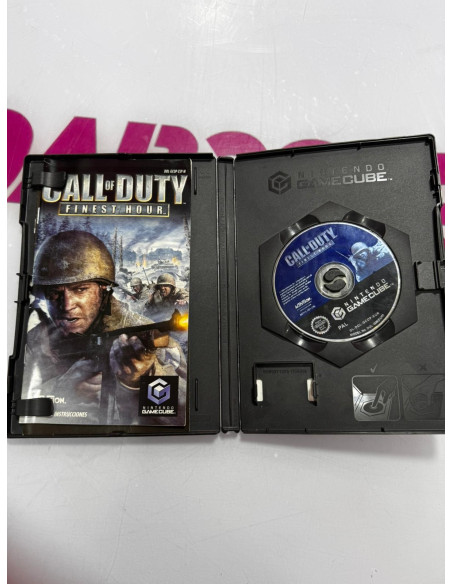 7-7-74140-2-Videojuego Call of duty finest hour Gamecube