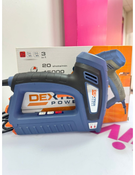 7-7-74345-1-Grapadora Cercados Dexter Power 200-240w Sin uso