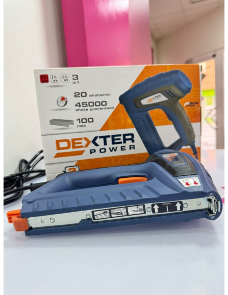 7-7-74345-2-Grapadora Cercados Dexter Power 200-240w Sin uso