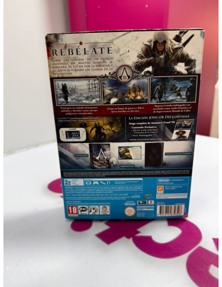 7-7-74532-6-Videojuego Edición Limitada Assassins Creed 3. Join Or Die( Pal España) 