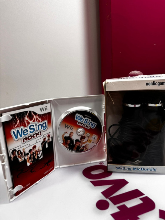 7-7-75128-2-Videojuego Wii Wii Wesing Rock Micros