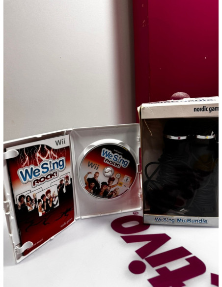 7-7-75128-2-Videojuego Wii Wii Wesing Rock Micros