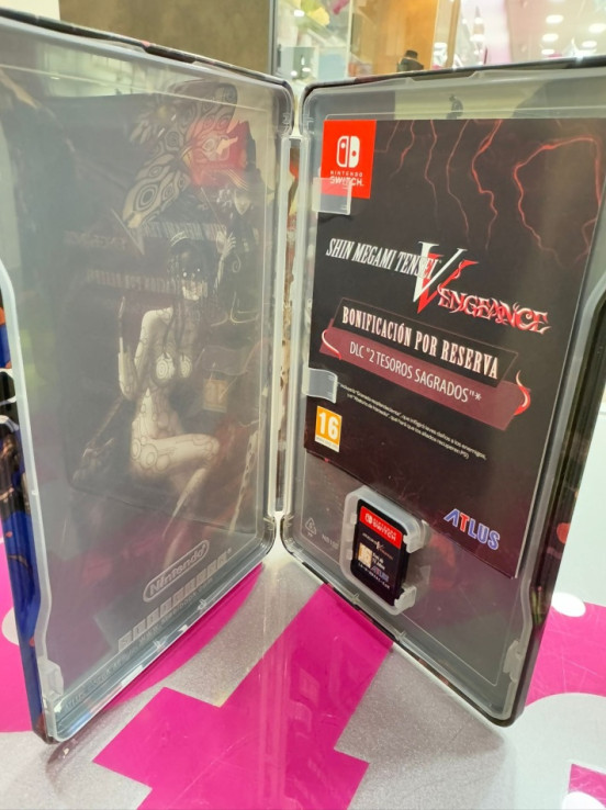 7-7-75430-2-Videojuego Nintendo Switch Shin Megami tensei V con dldc 