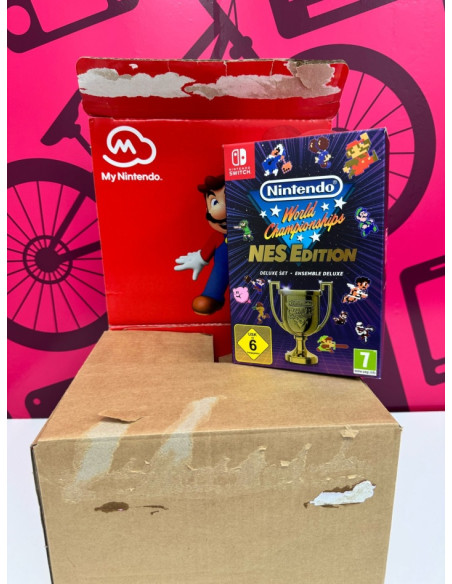 7-7-77182-1-Videojuego Nintendo Switch World Championships Nes Edition Precintado
