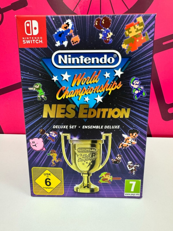 7-7-77182-4-Videojuego Nintendo Switch World Championships Nes Edition Precintado