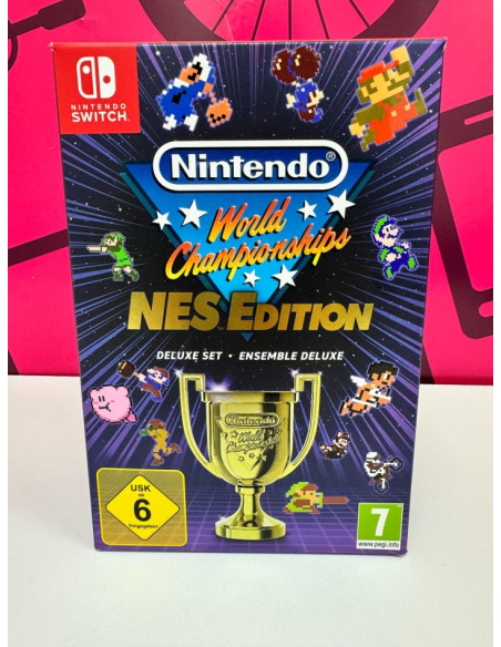 7-7-77182-4-Videojuego Nintendo Switch World Championships Nes Edition Precintado