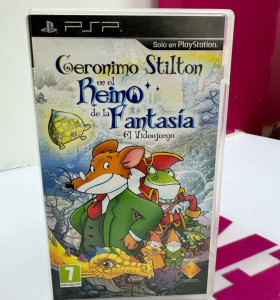 7-7-77760-1-Videojuego PSP Geronimo Stilton en el reino de la fantasi