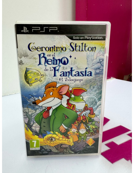 7-7-77760-1-Videojuego PSP Geronimo Stilton en el reino de la fantasi