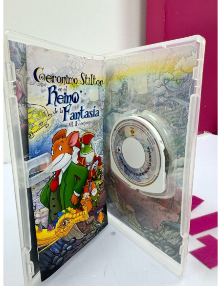 7-7-77760-2-Videojuego PSP Geronimo Stilton en el reino de la fantasi
