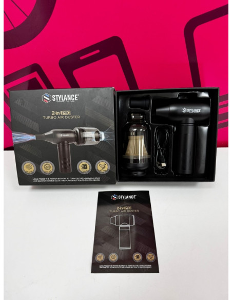 7-7-78413-1-Rizador Pelo Stylance 2 In 1 Pro Turbo Air Duster Soplador Profesional