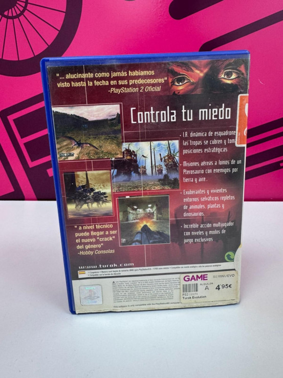 7-7-78685-3-Videojuego PS2 turok